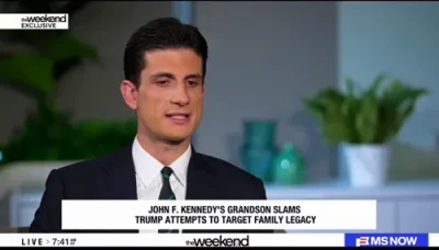 JFK's Grandson Attacks Trump, Calling RFK Jr. a &ldquo;Rabid Dog" in His Cabinet.