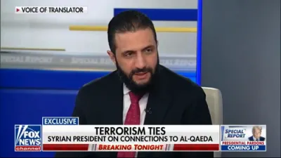Syrian Interim President Jolani Addresses 9/11 and Denies Involvement.