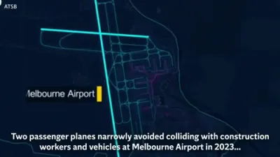 Runway Error Nearly Causes Disaster at Melbourne Airport.