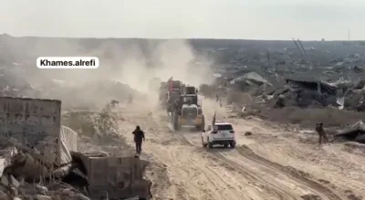 Red Cross and Hamas Enter Gaza's Zeitoun to Recover Israeli Hostage Bodies.