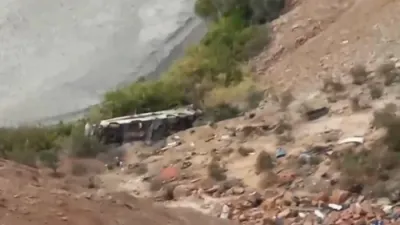 Bus Crash in Peru Kills 37 After Collision with Pickup Truck.
