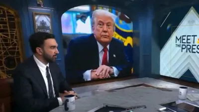 Mamdani Stands by Past Remarks and Labels Trump a Threat.