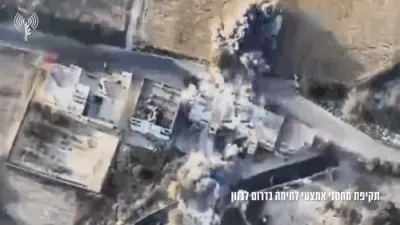 IDF Strikes Hezbollah Rocket Depots Hidden in Civilian Areas.