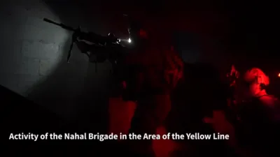 IDF Nahal Brigade Clears Tunnels Along Rafah Yellow Line.