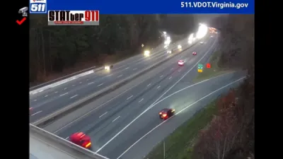 Virginia Tanker Truck Collides With Barrier and Ignites Fire.