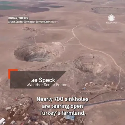 Turkey is Threatened as Nearly 700 Sinkholes Emerge.