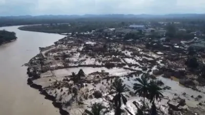 Aerial Footage Reveals Massive Flood Devastation Across Asia.