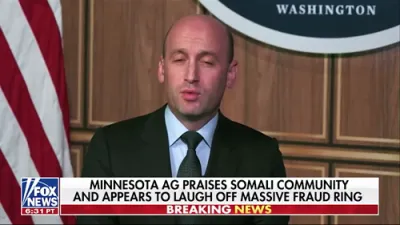 Miller Accuses Minnesota of Enabling Record Somali Welfare Fraud.