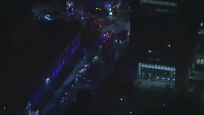 Aerial Footage Shows Police Response to Active Shooter Alert at Brown University.