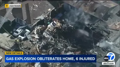 Gas Explosion Destroys California Home, Injures Six in Ashland.