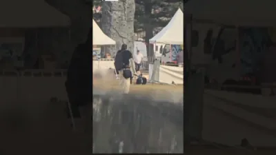 WILDFOOTAGE: Jewish Man Confronts Gunman During Bondi Beach Terror Attack.