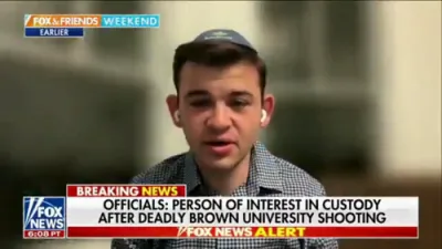 Brown Senior Recounts Shabbat Interrupted by Campus Shooting Lockdown.