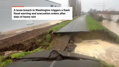 Levee Breach Triggers Emergency Evacuations Near Seattle Airport.