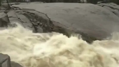 Dramatic California Rescuers Save Family From Raging Big Bend Floodwaters.