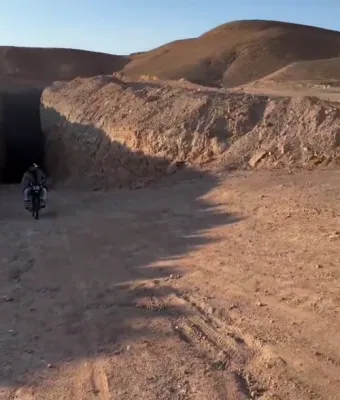 Hidden Tunnel Highlights Iran's Land Bridge Into Syria.