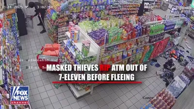 Surveillance Video Shows ATM Heist Fails After SUV Smashes Texas Store.