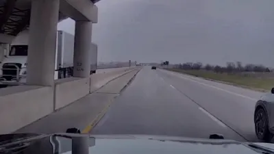 Oklahoma Trooper Stops Sleeping Driver Using Precision Maneuver.