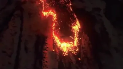 Mount Etna Erupts in Spectacular New Year's Display.
