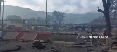 After U.S. Raid, Damage Visible at Maduro Command Center's Fuerte Tiuna Base.