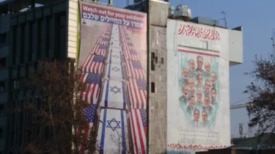 Chilling: Iran Displays Coffin Threats Against U.S. and Israel.