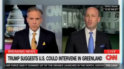HEATED EXCHANGE: Tapper Ends CNN Interview After Clash With Stephen Miller on Venezuela. 