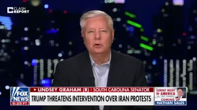 Graham Calls for a New Iran by 2026 by Wearing &ldquo;Make Iran Great Again."