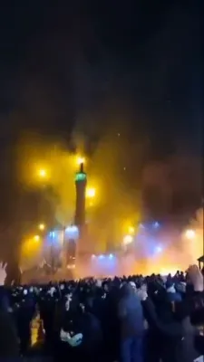 Iranian Protesters Set Fire to Mosques.