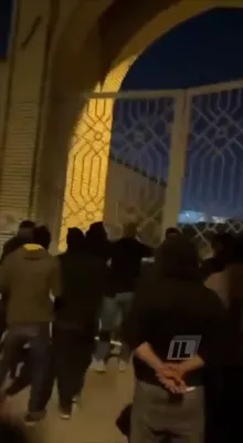 Iran Demonstrators Storm Clerical Power Site.
