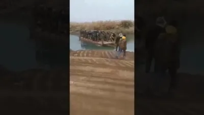 Jolani Forces Cross Euphrates as SDF Destroys Bridges While Retreating.