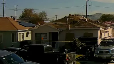 Surveillance Video Shows Workers Leaping Rooftops to Escape ICE in California.