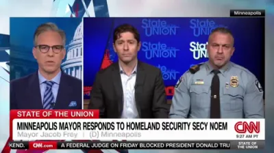 Frey Rejects Federal &ldquo;Domestic Terror" Label in ICE Shooting.