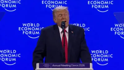 President Trump Tells Davos Tariffs Slashed U.S. Trade Deficit.