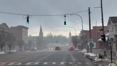 Winter Storm Brings Hazardous Snow Squalls to New York.