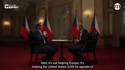 Czech PM Praises Trump, Calls Him a Champion of U.S. Interests.