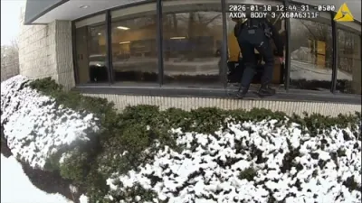 Frightened Deer Causes Chaos Inside Long Island Bank.