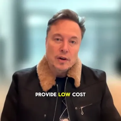 Elon Musk Says Internet Access Is Key to Ending Poverty.