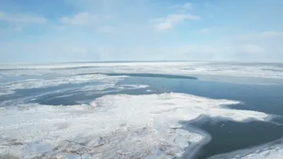 Stunning Winter: Lake Erie Reaches 80 Percent Ice Coverage.