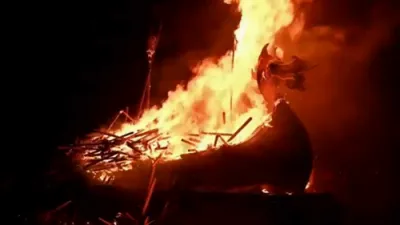 Scottish Vikings Ignite Tradition Through Fire Festival.