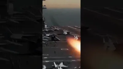 Iran Signals Threat With AI Video Simulation of U.S. Carrier Attack.