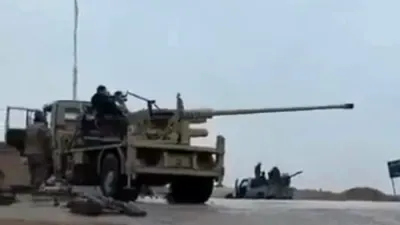 Syrian Army Launches Artillery Strikes Near Rmelan.