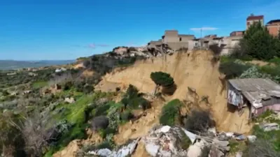 Massive Landslide in Sicily Forces Permanent Evacuations After Storms.