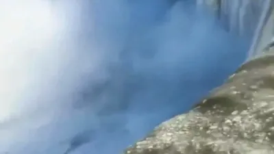 Extreme Cold Freezes Niagara Falls.