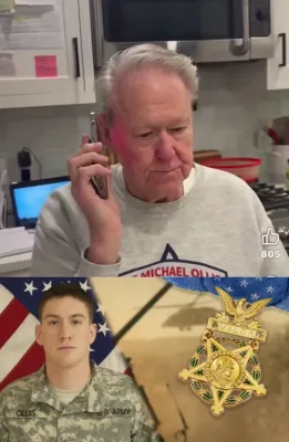 President Trump Personally Delivers Medal of Honor News to Ollis Family.