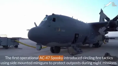 U.S. Gunships Dominate the Battlefield From the Sky.