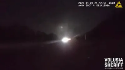 Dramatic Florida Car Chase Ends as Suspect Is Rammed Off Road.