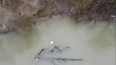 Dramatic Helicopter Rescue Saves Man Clinging to Tree, Pulled to Safety.