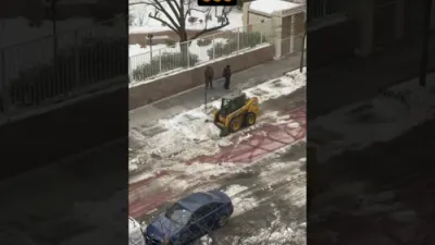 NYC Snow Workers Spark Online Mockery With Pile-Spreading 🤦🏻&zwj;♂️
