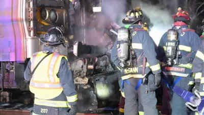 Car Destroyed After Collision With LIRR Train at Crossing.