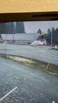 Close Call: Dashcam Captures Snowplow's Narrow Escape on Slick Highway.