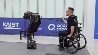 New Robotic Exoskeleton Helps Paralyzed Users Walk Independently.